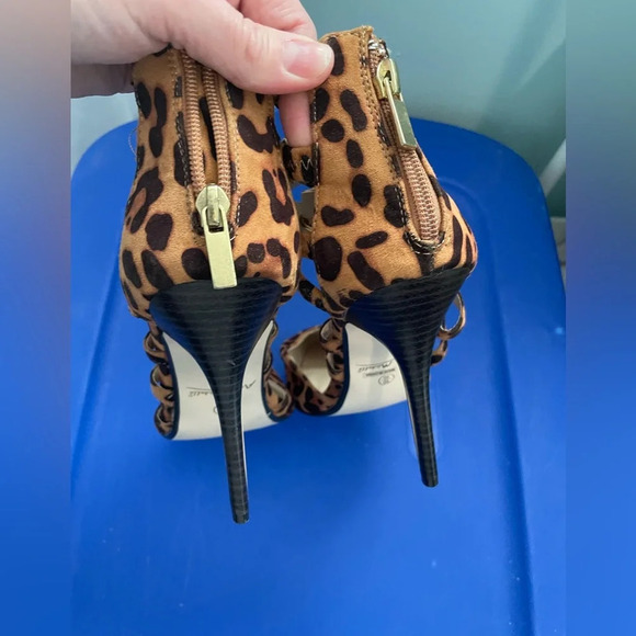 Anne‎ Michelle strappy Leopard Heel NWOT SIZE 10 - Picture 4 of 12